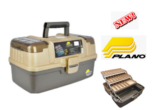 Plano Guide Series™ Premium 3 Tray Tackle Box with comfortable handle