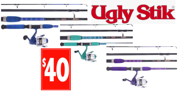 WTF SALE - UGLY STICK Tackleratz Kids Combo! IN 3 COLOURS ! $39.99