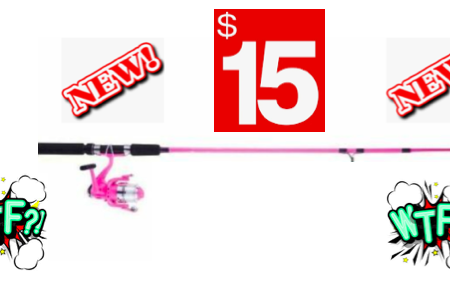 WTF SALE – TOUGHSTICK PINK COMBO $15!!! WTF!!!! – Fishing R Us