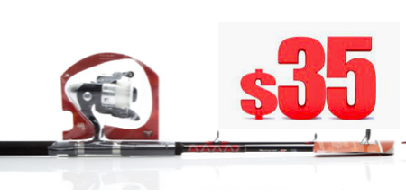 NEW ! 6'6 BOAT ROD , REEL AND LINE COMBO ! $34.99 !!!!!! – Fishing