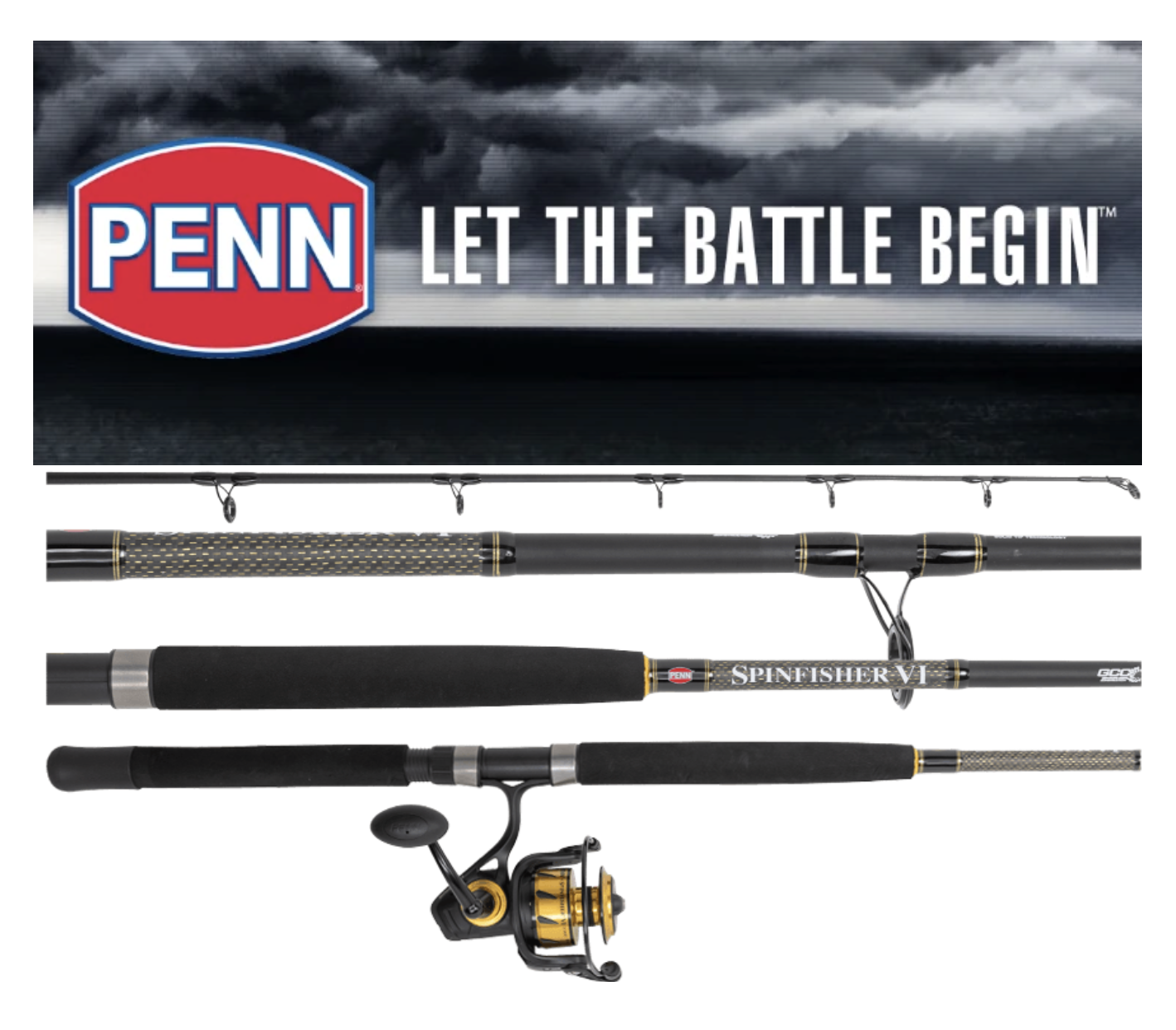 PENN Spinfisher VI combo in 2 sizes !