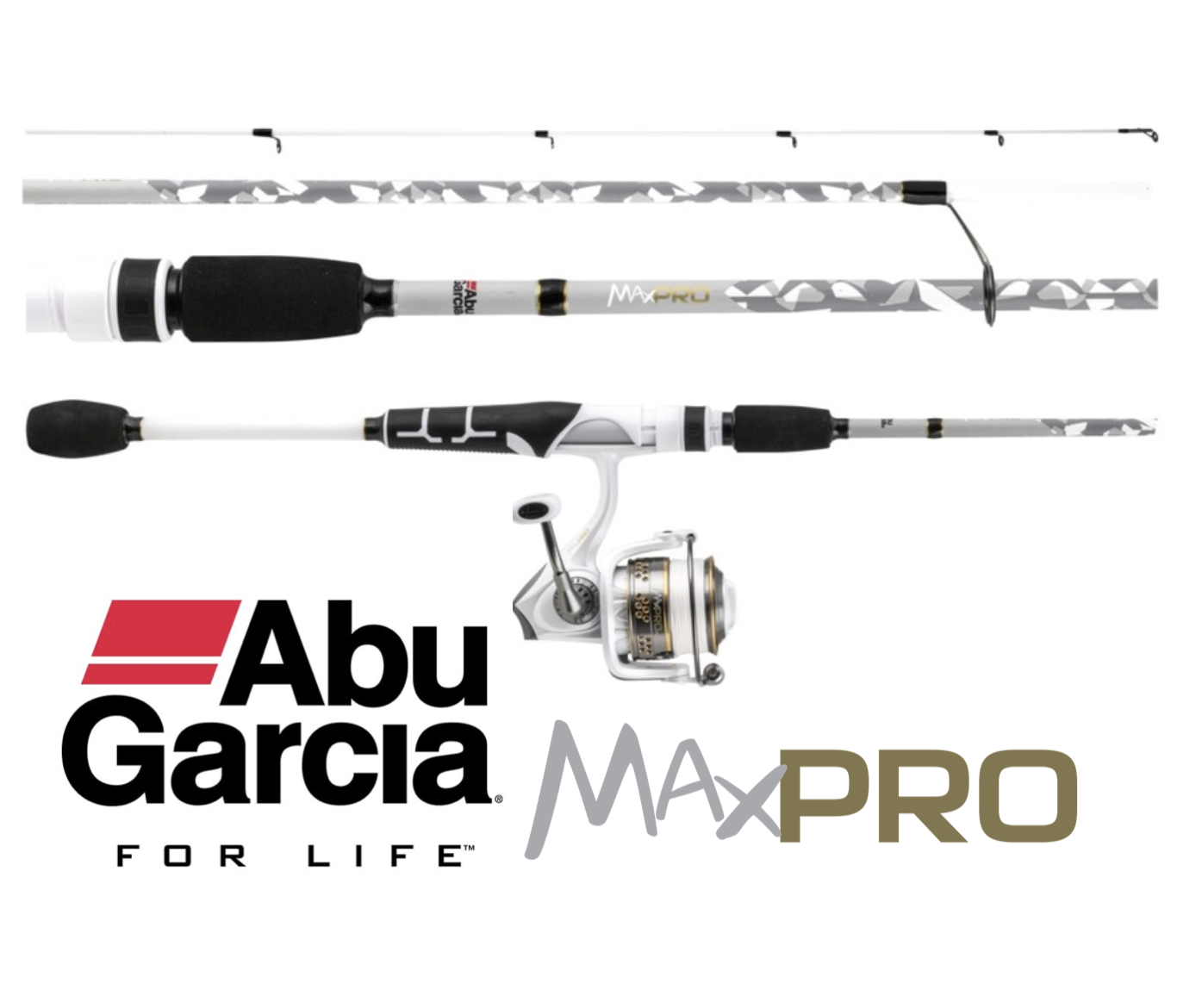 ABU GARCIA MAX PRO SPINNING COMBO (PRE-SPOOLED)
