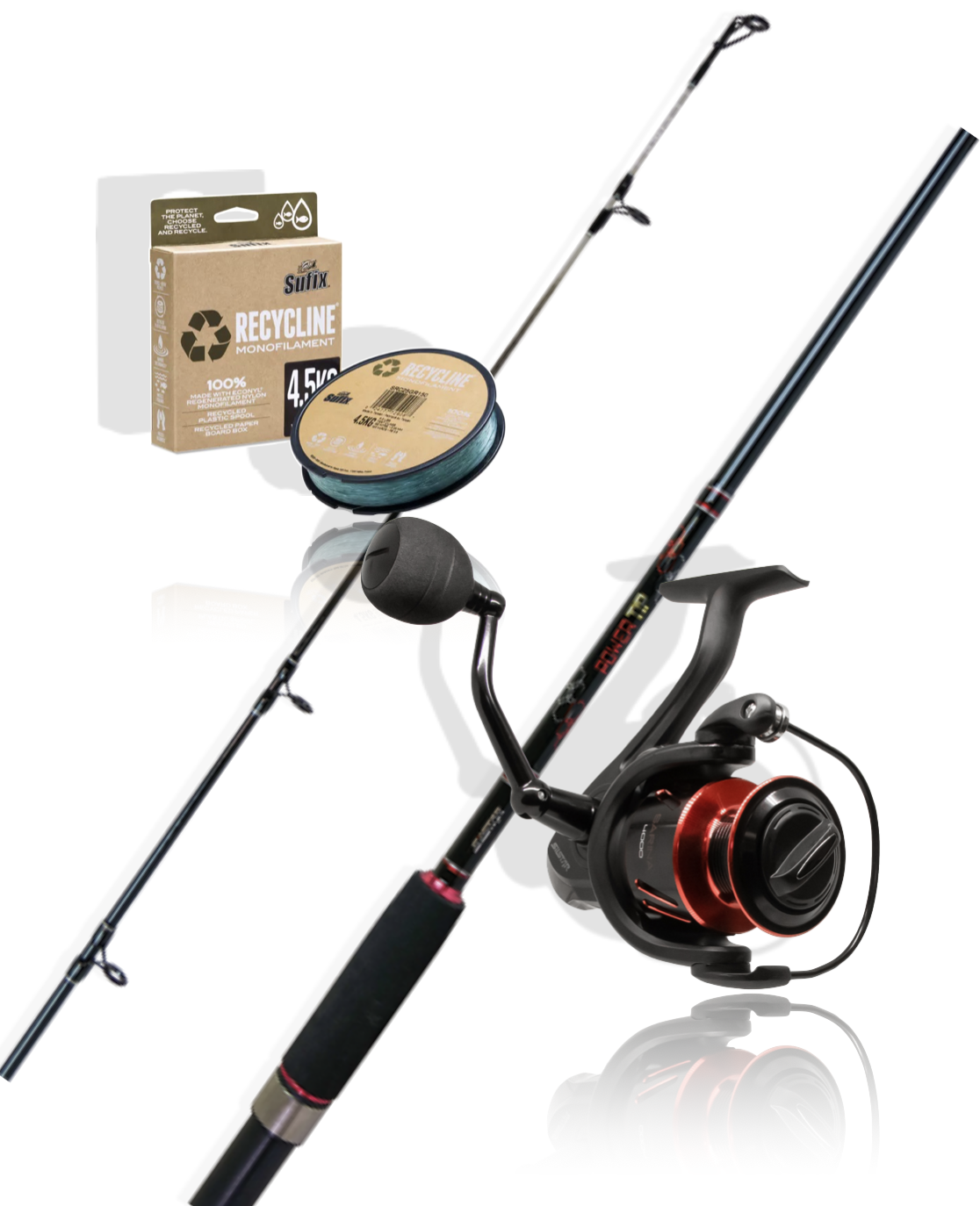 Pinnacle Black Metal Fishing Rod Nomad Seacore All Round Spin Rod